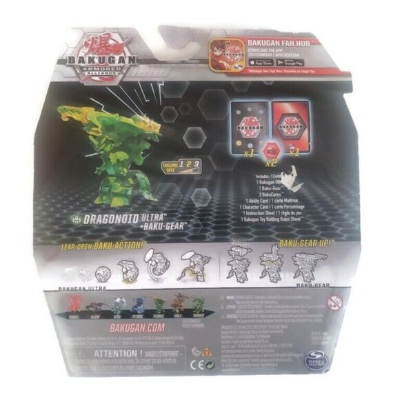 BAKUGAN Armored Alliance DRAGONOID Ultra Baku Gear Ability Character Card Age 6+ - Picture 3 of 3